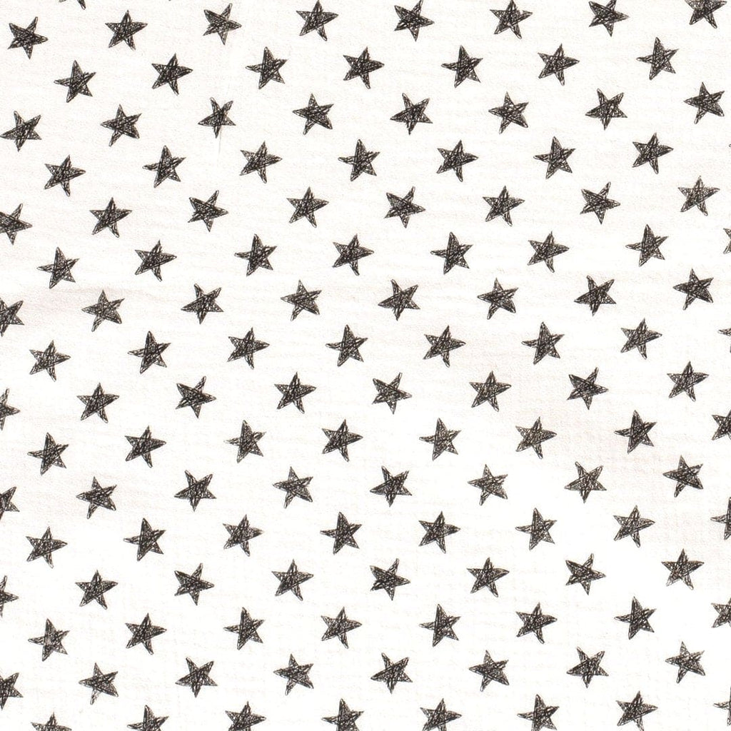 Musselin Baumwolle bedruckt Sterne - NahtZuGabe