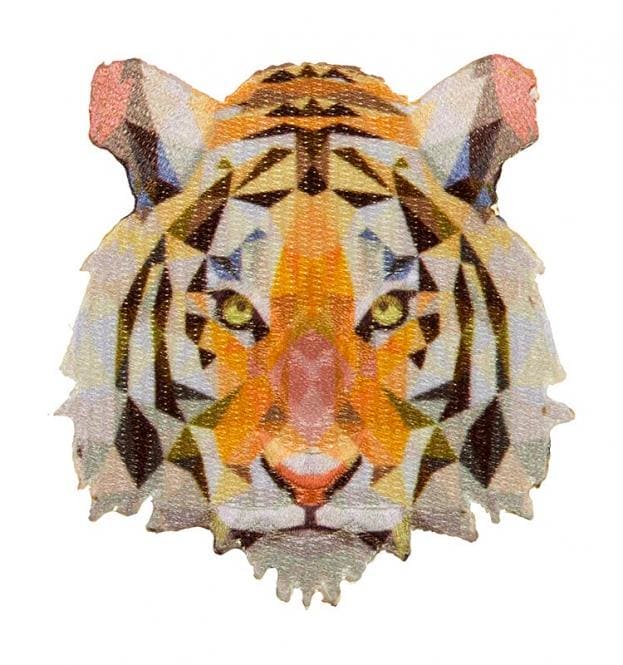 Applikation Bügelmotiv Tiger - NahtZuGabe